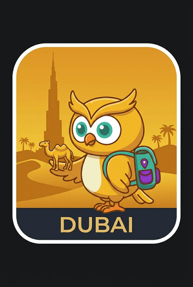 Dubai city sticker
